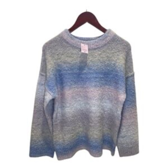 Wild Fable Multicolor Crew Neck Sweater texture size XL new - Picture 1 of 8